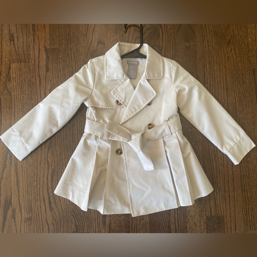 Toddler Tahari Trench Coat